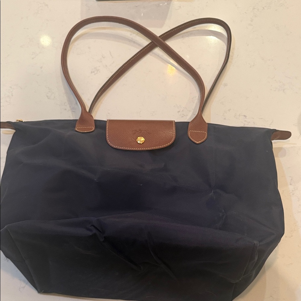Longchamp Classic Navy Tote